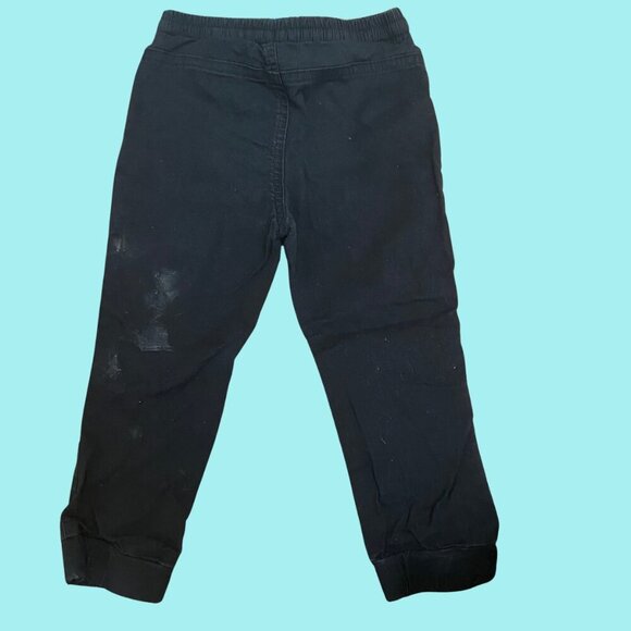 Andy & Evan Black Toddler Jogger Pants | Size 2T | Cotton Blend - Picture 3 of 8